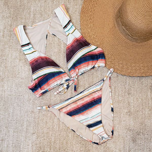 Lucky Brand Sonora Striped Bikini Swimsuit